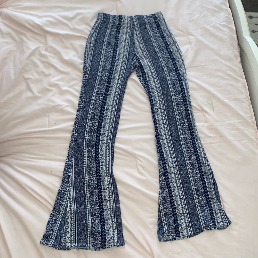 Patterned Stretch Pants - Picture 2 of 2